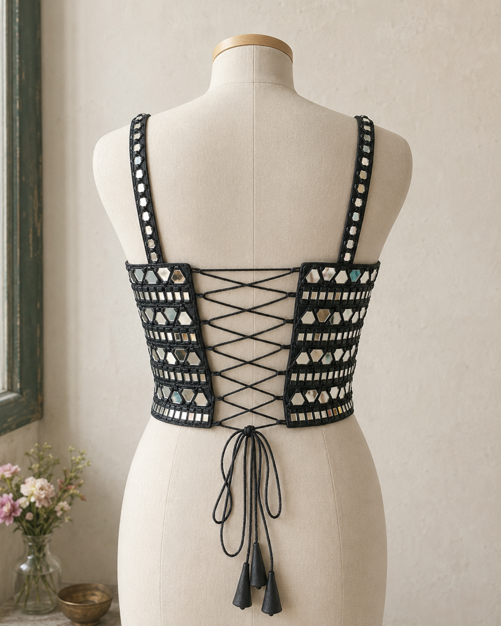 MIRROR CORSET BLOUSE