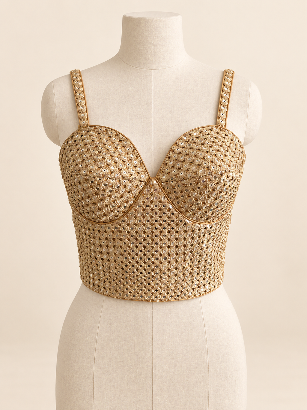 Champagne Glow Corset