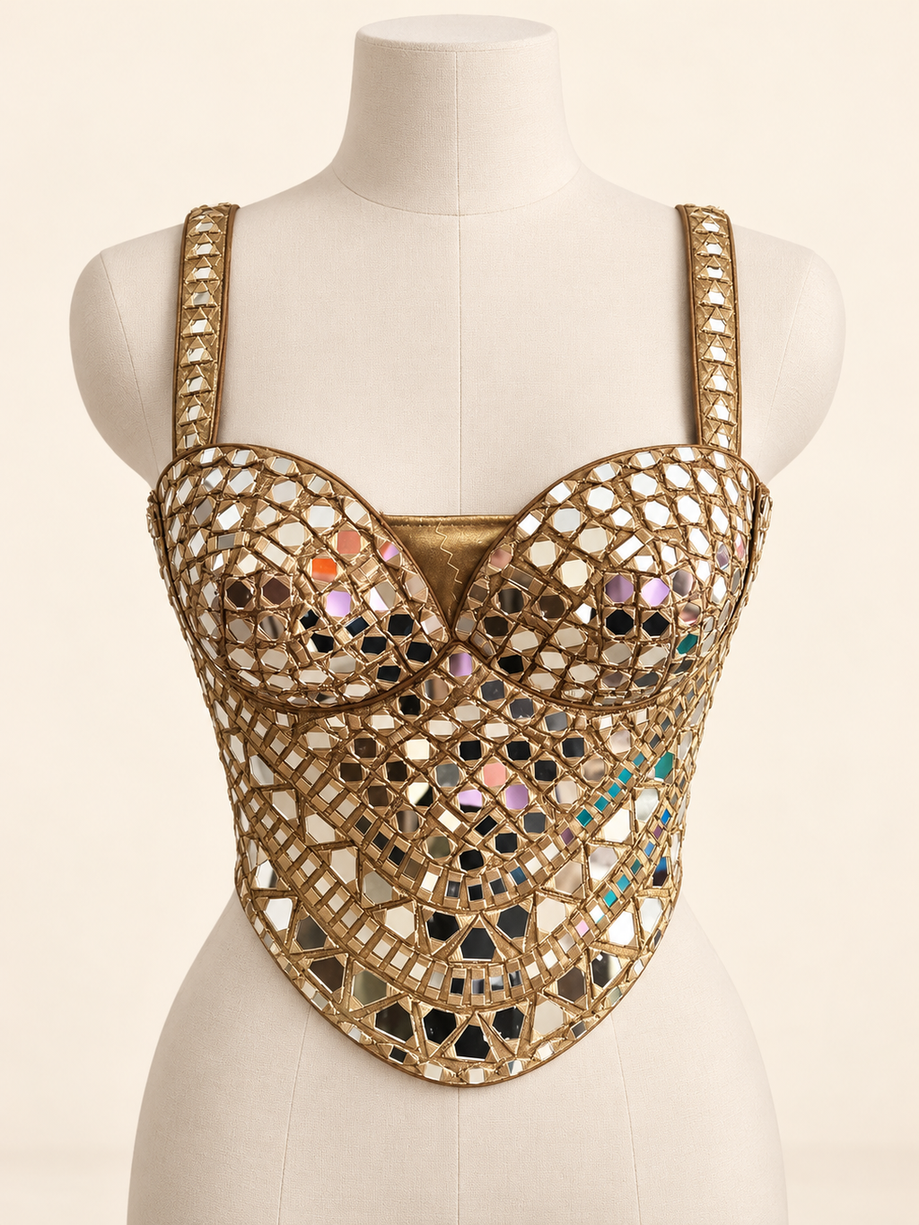 MIRROR CORSET BLOUSE