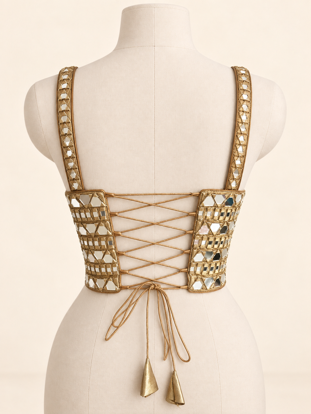MIRROR CORSET BLOUSE