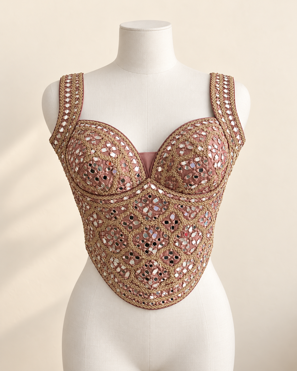 MIRROR CORSET BLOUSE